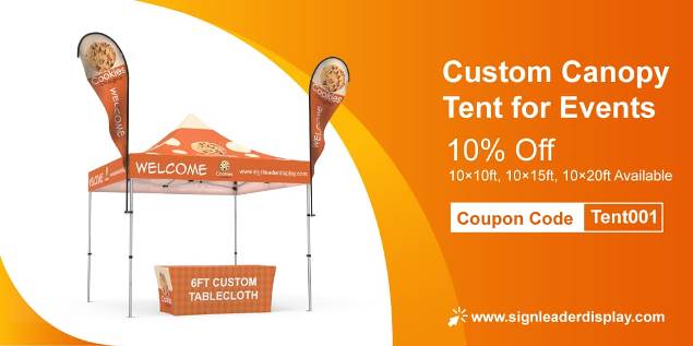 What are the benefits of a custom canopy tent?